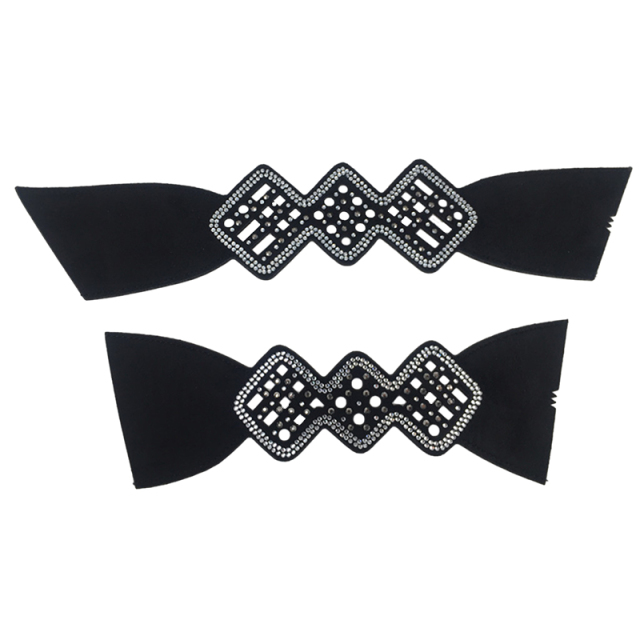 Sample processing customized new laser paste chain hot diamond technology fashion diamond inlaid vamp slippers female sandals semi-finished products