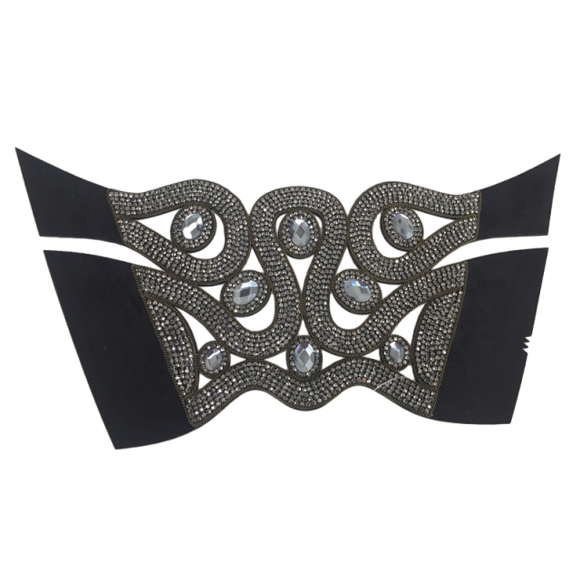 Sample processing customized new laser paste chain hot diamond technology fashion diamond inlaid vamp slippers female sandals semi-finished products