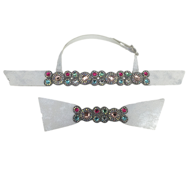 Sample processing customized new laser paste chain hot diamond technology fashion diamond inlaid vamp slippers female sandals semi-finished products
