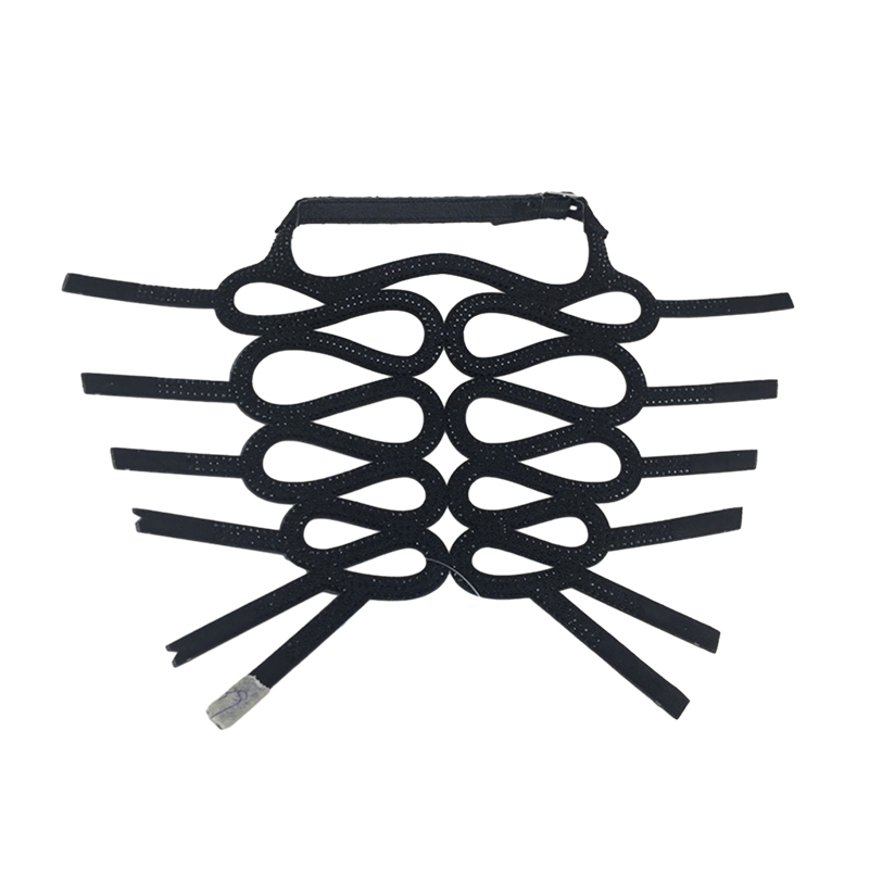 Sample processing customized new laser paste chain hot diamond technology fashion diamond inlaid vamp slippers female sandals semi-finished products