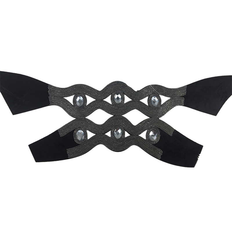 Sample processing customized new laser paste chain hot diamond technology fashion diamond inlaid vamp slippers female sandals semi-finished products