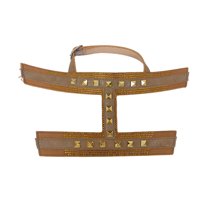 Customized uppers accessories PU laser embossing colorful handmade studded women's sandals uppers semi-finished jewelry wholesale processing