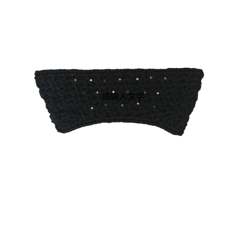 Customized new uppers accessories PP grass weaving PU embroidery rope embroidery women sandals uppers semi-finished jewelry wholesale processing