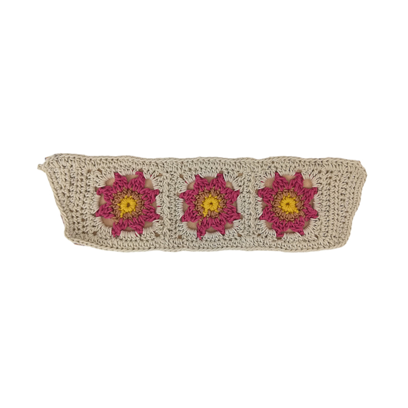 Customized new uppers accessories PP grass weaving PU embroidery rope embroidery women sandals uppers semi-finished jewelry wholesale processing