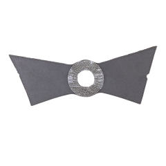 Customized vamps semi-finished shoes flannel laser backing drilling hot drilling sandals accessories slippers jewelry to sample processing explosive models