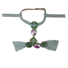 Customized vamps semi-finished shoes material flannel drilling chain paste chain resin acrylic hot drilling sandals accessories to sample processing