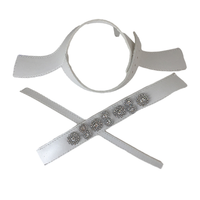 Customized vamps semi-finished shoes PU hardware drill buckle bead sandals slippers jewelry children's shoes accessories to sample processing