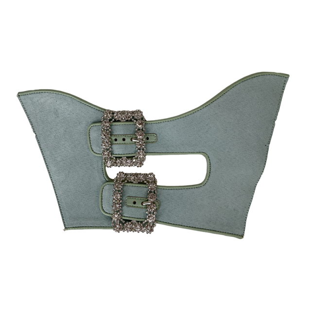 Customized vamps semi-finished shoes material velvet hardware drill buckle wrapped sandals accessories slippers jewelry to sample processing explosive models