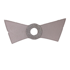 Customized vamps semi-finished shoes flannel laser backing drilling hot drilling sandals accessories slippers jewelry to sample processing explosive models
