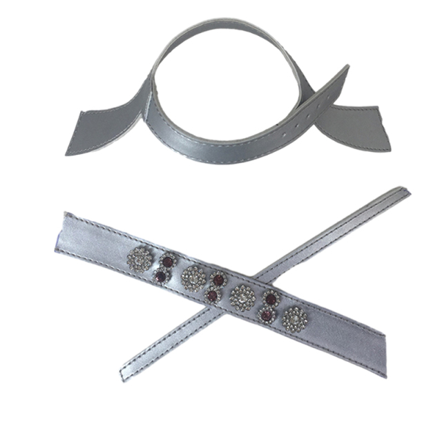 Customized vamps semi-finished shoes PU hardware drill buckle bead sandals slippers jewelry children's shoes accessories to sample processing