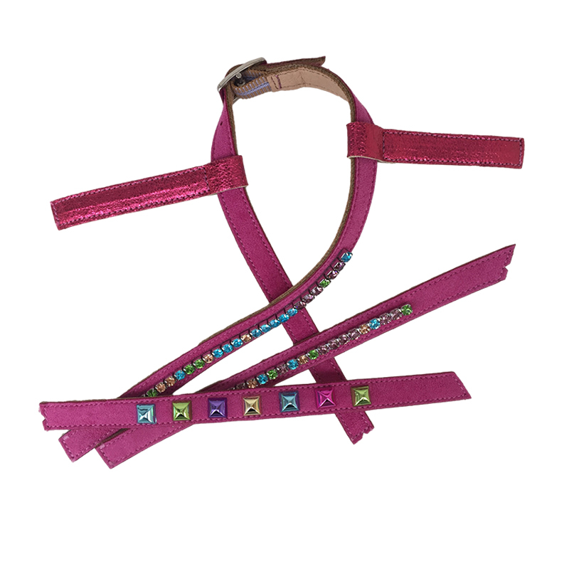 Customized vamps semi-finished shoes PU hardware drill buckle bead sandals slippers jewelry children's shoes accessories to sample processing