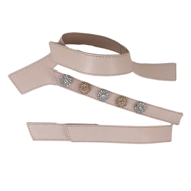 Customized vamps semi-finished shoes PU hardware drill buckle bead sandals slippers jewelry children's shoes accessories to sample processing