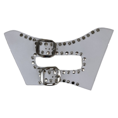 Customized vamps semi-finished shoes PU hardware cap nail flat nail spikes sandals accessories slippers accessories to sample processing models burst models