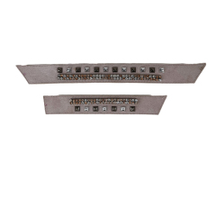 Customized vamps semi-finished shoes flannel chain paste chain tower inlaid nails sandals jewelry accessories to sample processing explosive models