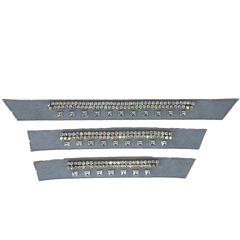 Customized vamps semi-finished shoes flannel chain paste chain tower inlaid nails sandals jewelry accessories to sample processing explosive models
