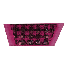 Customized vamps semi-finished shoes material sheep game meat flannel laser hot drilling sandals accessories slippers jewelry to sample processing explosive models