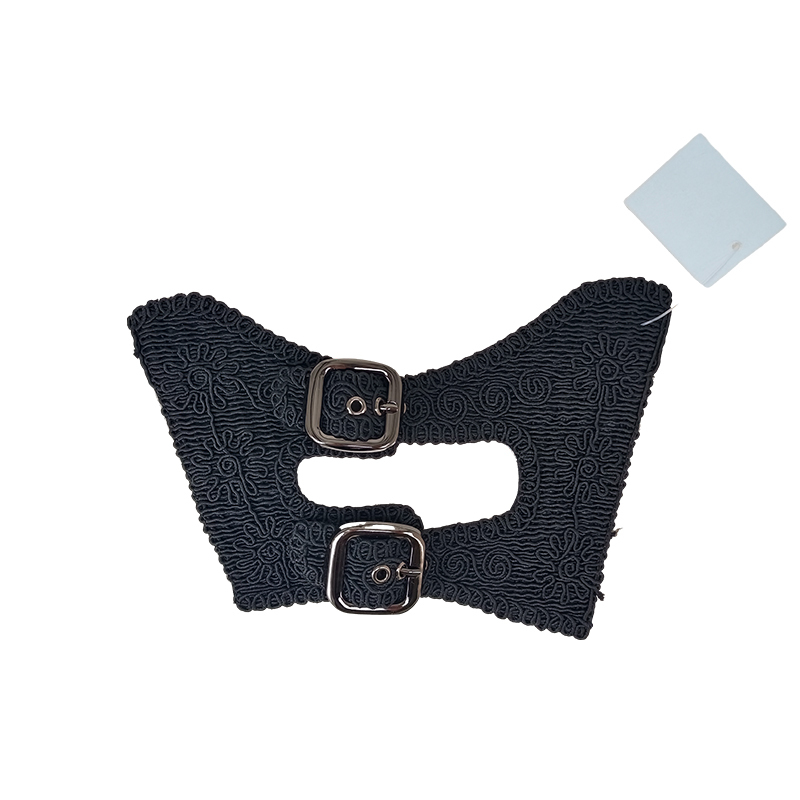 Customized new uppers accessories PP grass weaving PU embroidery rope embroidery women sandals uppers semi-finished jewelry wholesale processing