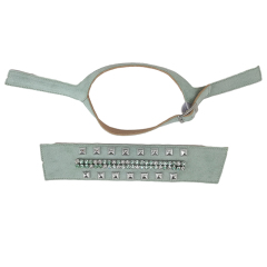 Customized vamps semi-finished shoes PU hardware cap nail flat nail spikes sandals accessories slippers accessories to sample processing models burst models