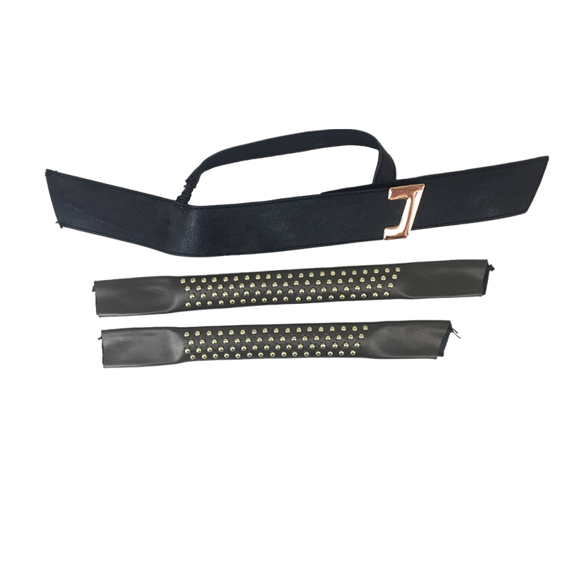 Customized vamps semi-finished shoes PU hardware cap studs inlaid EVA sandals jewelry accessories to sample processing explosive models