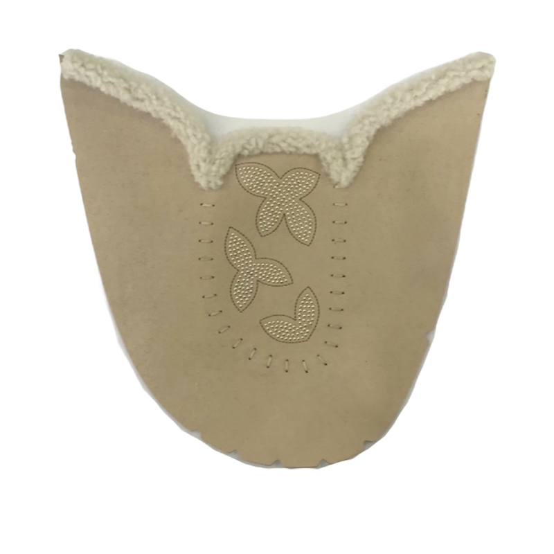Customized women's sandals slippers shoes upper comfortable thick wool warm laser hot drilling accessories to sample processing