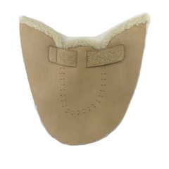 Customized women's sandals slippers shoes upper comfortable thick wool warm laser hot drilling accessories to sample processing