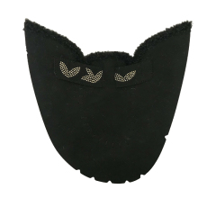 Customized women's sandals slippers shoes upper comfortable thick wool warm laser hot drilling accessories to sample processing