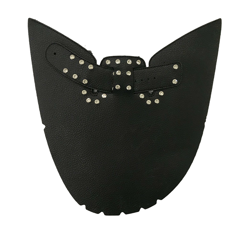 Customized women's sandals slippers shoes upper comfortable thick wool warm laser hot drilling accessories to sample processing