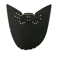 Customized women's sandals slippers shoes upper comfortable thick wool warm laser hot drilling accessories to sample processing