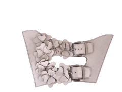 Customized Women's Shoes Sandals Slippers Children's Shoes Upper Soft Comfortable Simple Atmosphere Noka Velvet Embossing Beading Customized Processing