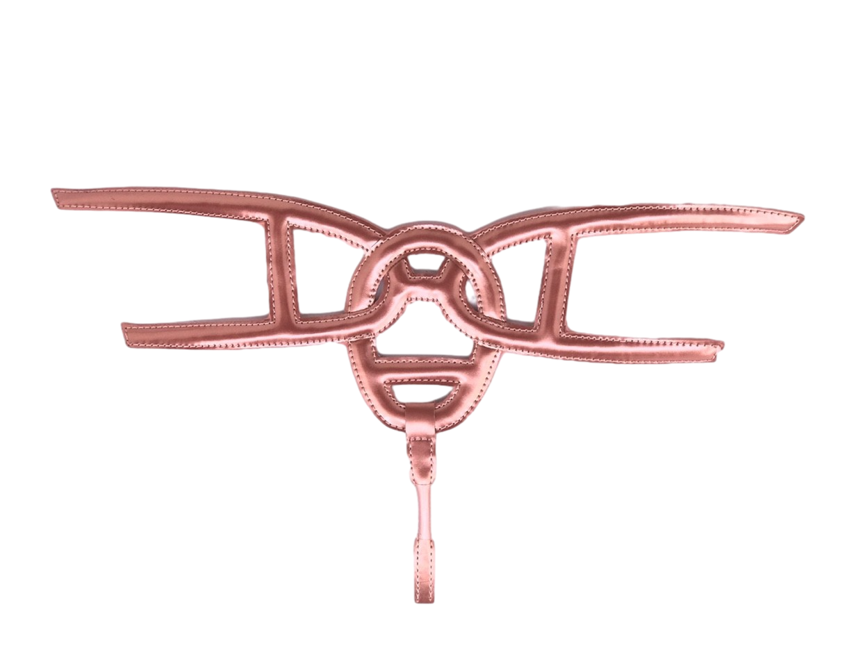 Customized women's shoes sandals slippers children's shoes affixed to the chain vamp soft Shu PU drawstring accessories to sample processing