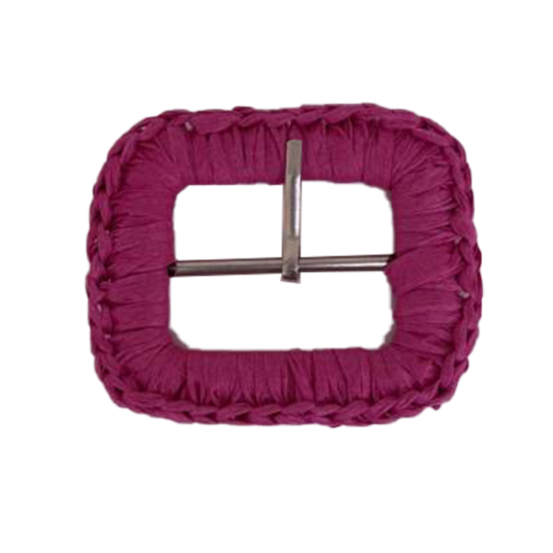 Cross-border hot metal shoe buckle raffia handmade crochet women's shoes children's shoes shoes flower shoe buckle shoes accessories mold customization