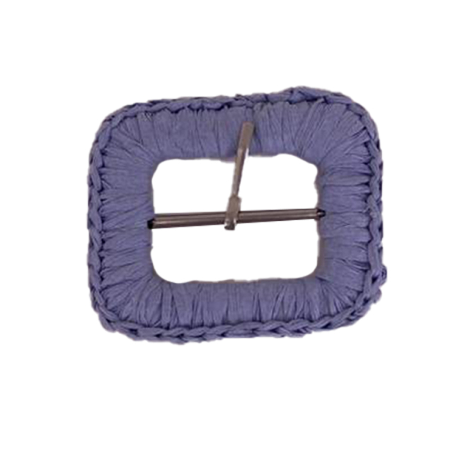 Cross-border hot metal shoe buckle raffia handmade crochet women's shoes children's shoes shoes flower shoe buckle shoes accessories mold customization