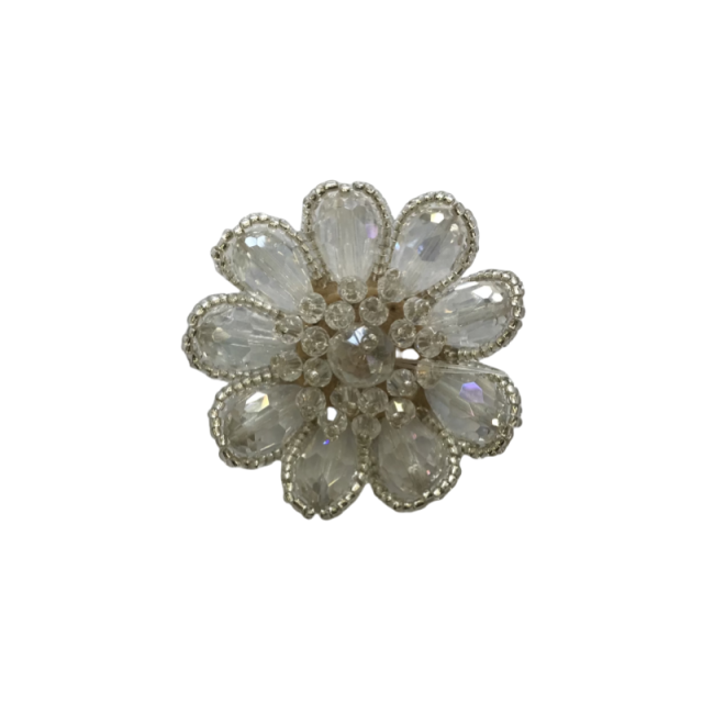 Cross-border hot chain shoe flower handmade beading women's shoes children's shoes flower shoe buckle shoe accessories clothing accessories