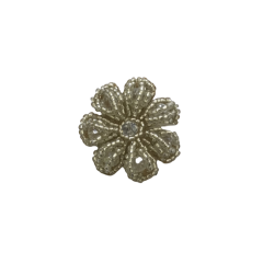 Cross-border hot chain shoe flower handmade beading women's shoes children's shoes flower shoe buckle shoe accessories clothing accessories