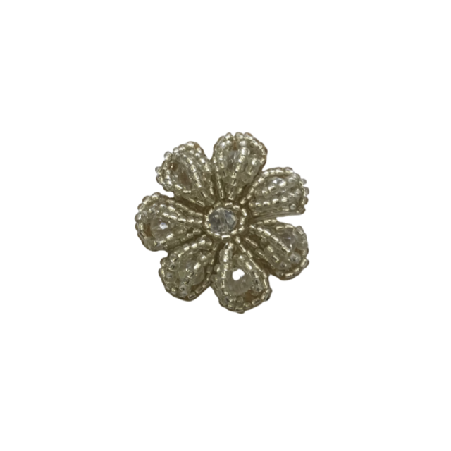 Cross-border hot chain shoe flower handmade beading women's shoes children's shoes flower shoe buckle shoe accessories clothing accessories