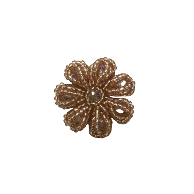 Cross-border hot chain shoe flower handmade beading women's shoes children's shoes flower shoe buckle shoe accessories clothing accessories