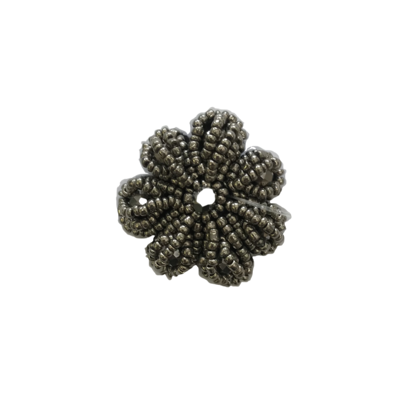 Cross-border hot chain shoe flower handmade beading women's shoes children's shoes flower shoe buckle shoe accessories clothing accessories