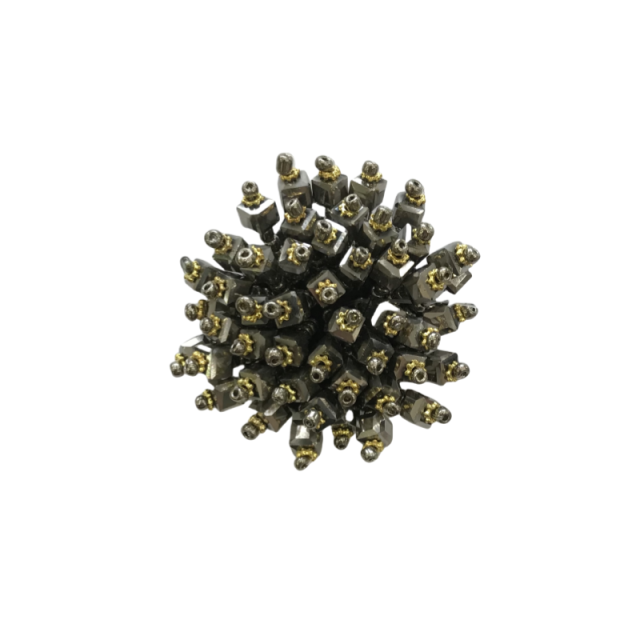 Cross-border hot chain shoe flower handmade beading women's shoes children's shoes flower shoe buckle shoe accessories clothing accessories