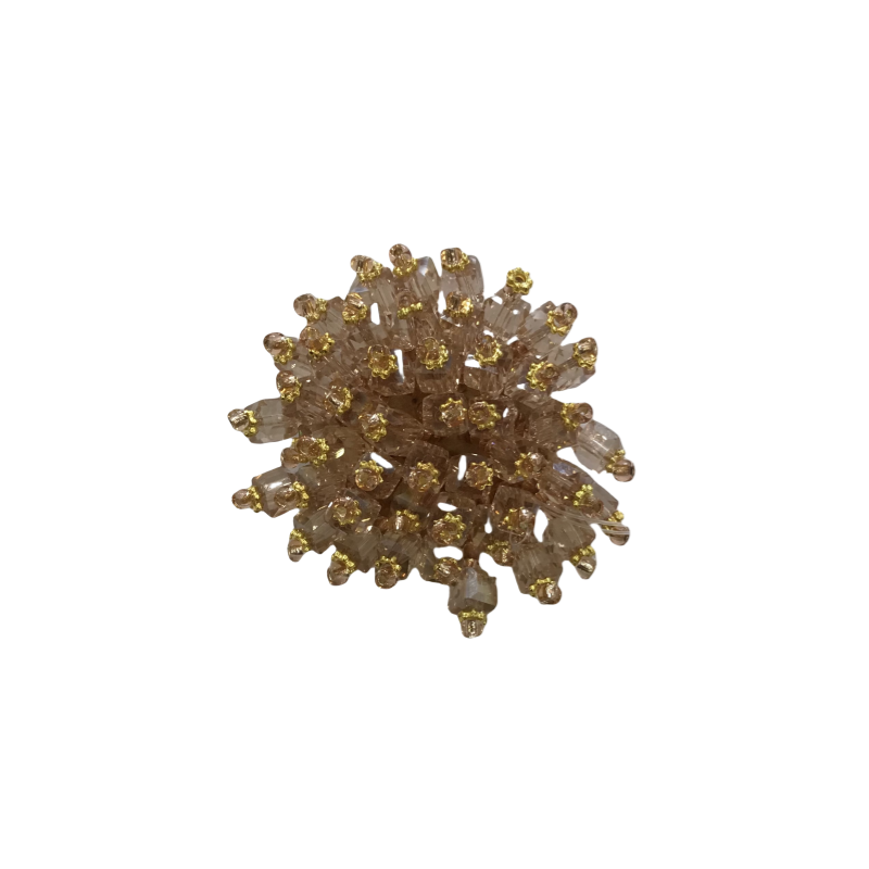 Cross-border hot chain shoe flower handmade beading women's shoes children's shoes flower shoe buckle shoe accessories clothing accessories
