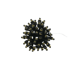 Cross-border hot chain shoe flower handmade beading women's shoes children's shoes flower shoe buckle shoe accessories clothing accessories