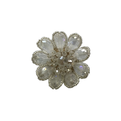 Cross-border hot chain shoe flower handmade beading women's shoes children's shoes flower shoe buckle shoe accessories clothing accessories