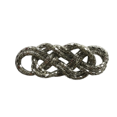 Cross-border hot metal shoe buckle shoe chain shoe flower tassel handmade knitting women's shoes children's shoes shoes flower shoe buckle shoes accessories to sample processing customized