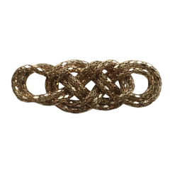 Cross-border hot metal shoe buckle shoe chain shoe flower tassel handmade knitting women's shoes children's shoes shoes flower shoe buckle shoes accessories to sample processing customized