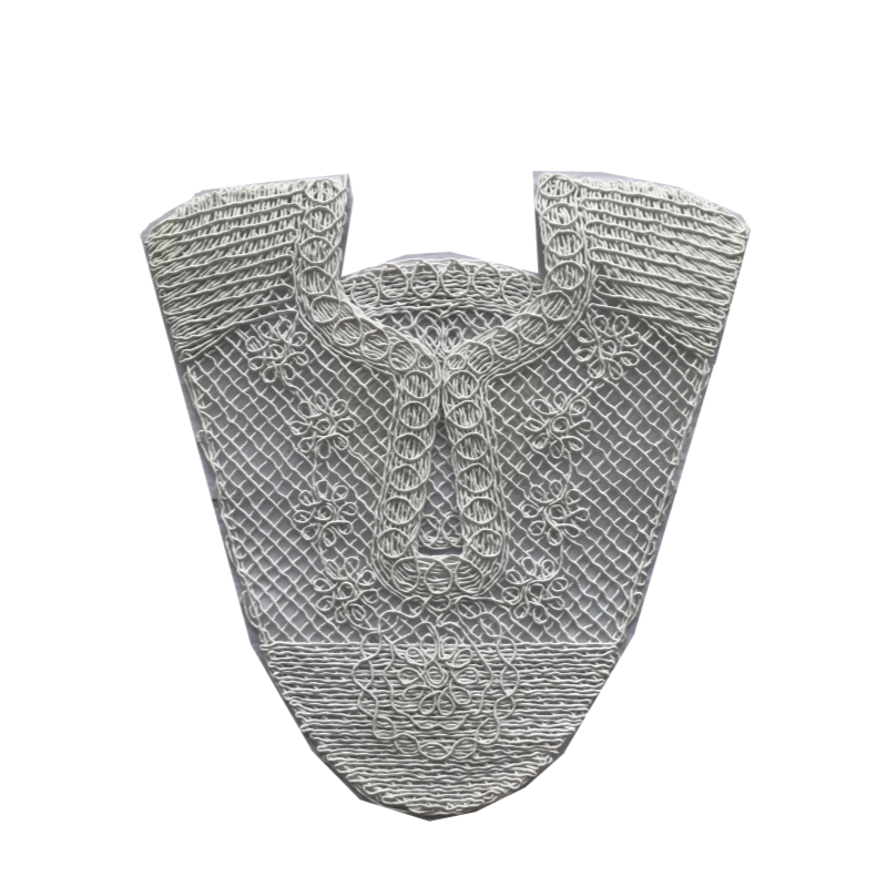 Customized new upper accessories raffia woven rope embroidery women sandals upper semi-finished jewelry wholesale processing