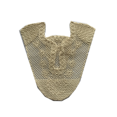 Customized new upper accessories raffia woven rope embroidery women sandals upper semi-finished jewelry wholesale processing