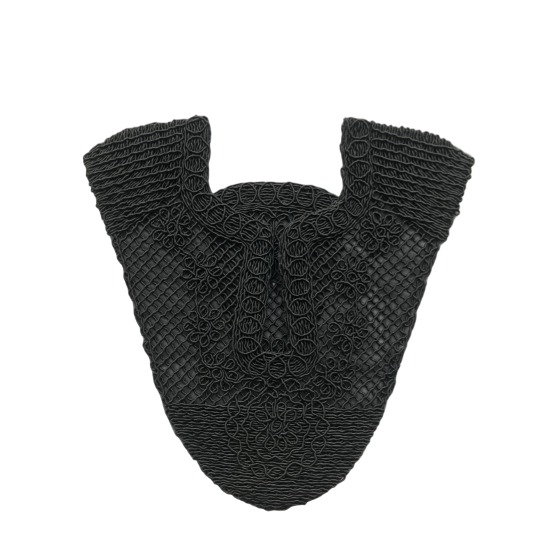 Customized new upper accessories raffia woven rope embroidery women sandals upper semi-finished jewelry wholesale processing