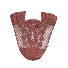 Customized new upper accessories raffia woven rope embroidery women sandals upper semi-finished jewelry wholesale processing