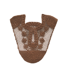 Customized new upper accessories raffia woven rope embroidery women sandals upper semi-finished jewelry wholesale processing