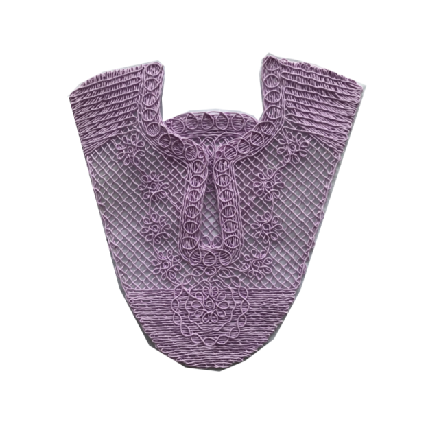 Customized new upper accessories raffia woven rope embroidery women sandals upper semi-finished jewelry wholesale processing
