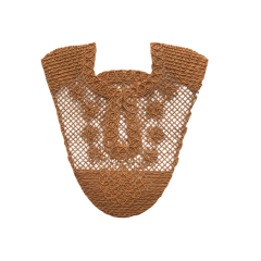 Customized new upper accessories raffia woven rope embroidery women sandals upper semi-finished jewelry wholesale processing